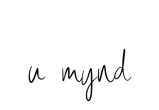 Handwritten Signature for U-mynd - Style 146 Online