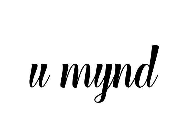 Handwritten Signature for U-mynd - Style 148 Online