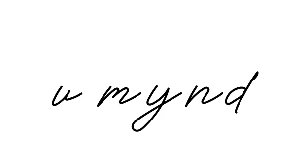 Handwritten Signature for U-mynd - Style 152 Online