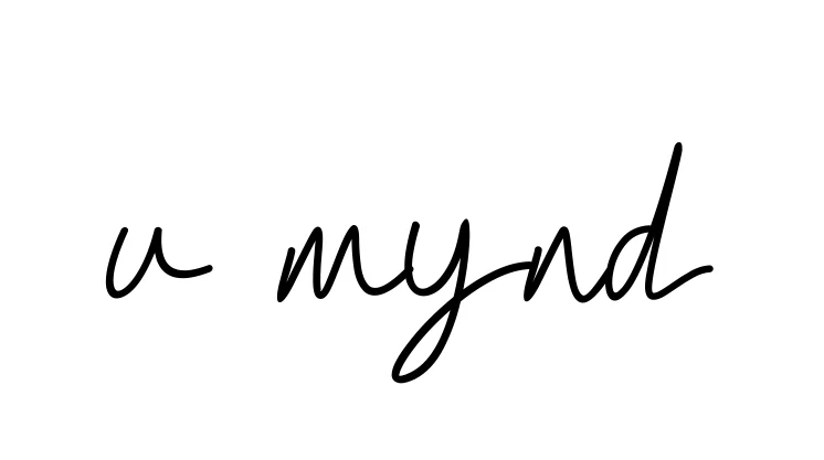 Handwritten Signature for U-mynd - Style 155 Online