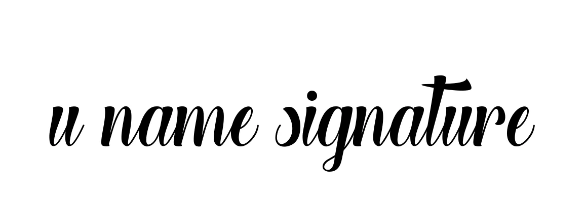 Handwritten Signature for U-name-signature - Style 148 Online