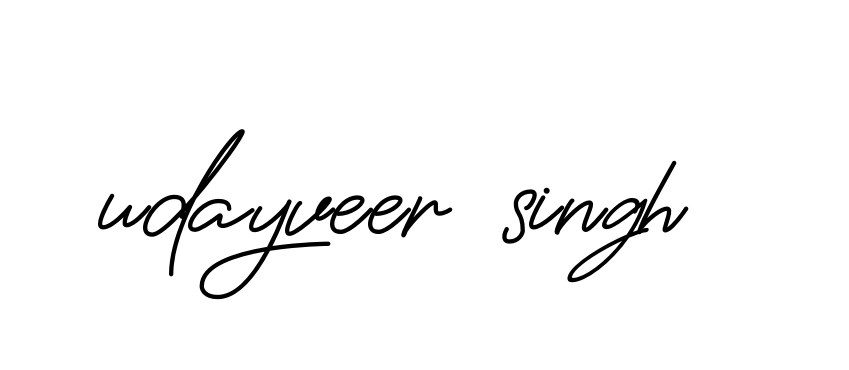 Handwritten Signature for Udayveer-singh - Style 150 Online