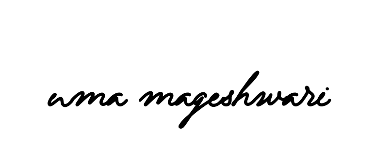 Handwritten Signature for Uma-mageshwari - Style 137 Online
