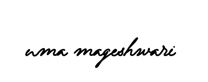 Handwritten Signature for Uma-mageshwari - Style 138 Online