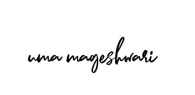 Handwritten Signature for Uma-mageshwari - Style 141 Online