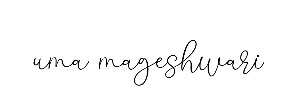 Handwritten Signature for Uma-mageshwari - Style 147 Online