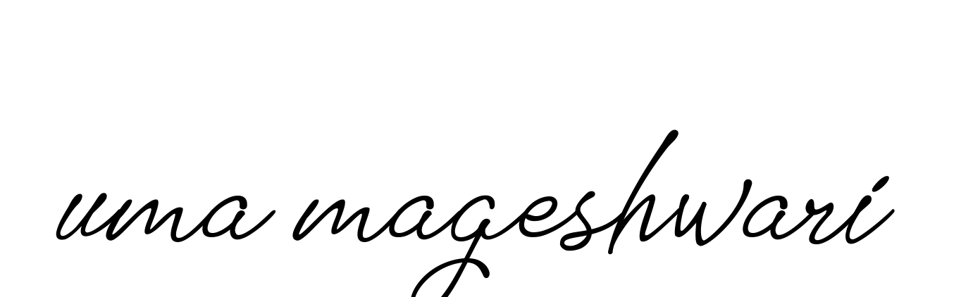 Handwritten Signature for Uma-mageshwari - Style 151 Online