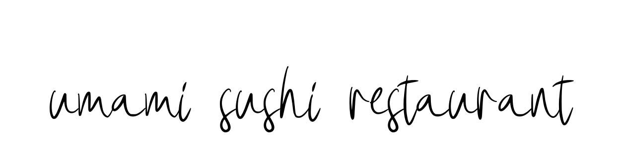 Handwritten Signature for Umami-sushi-restaurant - Style 146 Online