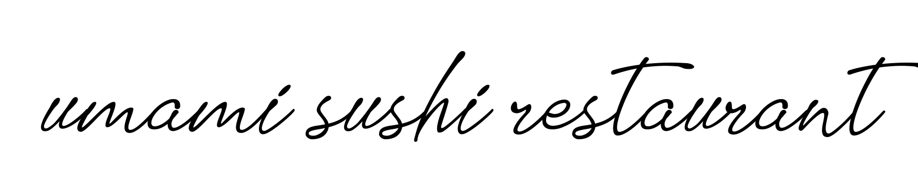 Handwritten Signature for Umami-sushi-restaurant - Style 151 Online