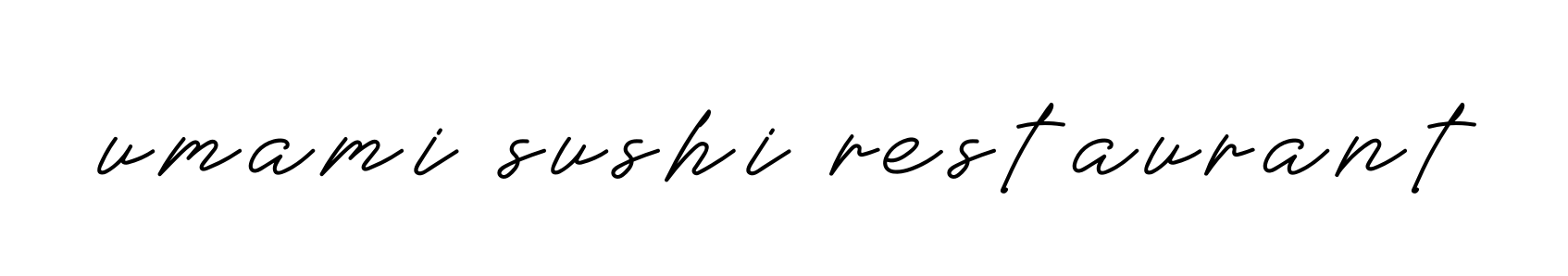 Handwritten Signature for Umami-sushi-restaurant - Style 152 Online