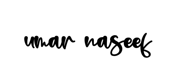 Handwritten Signature for Umar-naseef - Style 136 Online