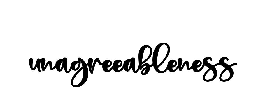 Handwritten Signature for Unagreeableness - Style 136 Online