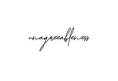 Handwritten Signature for Unagreeableness - Style 139 Online