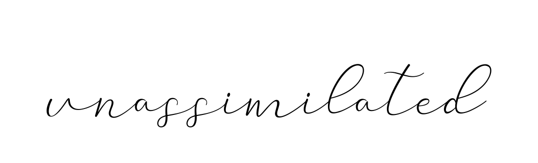 Unassimilated signature