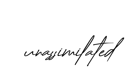 Unassimilated signature