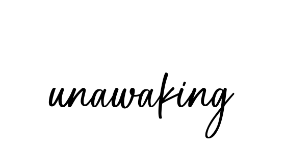 Unawaking signature