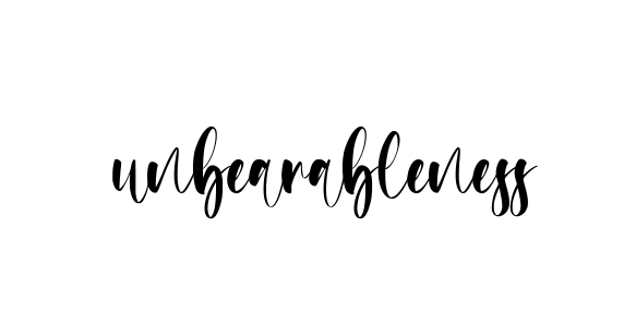 Unbearableness signature