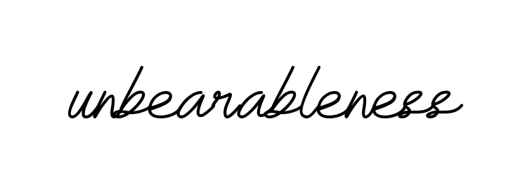Unbearableness signature