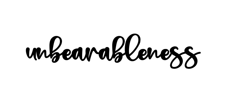 Unbearableness signature