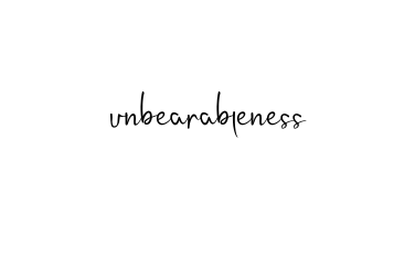 Unbearableness signature