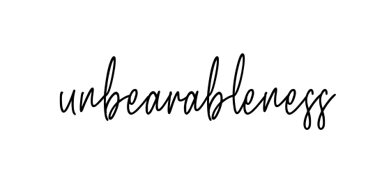 Unbearableness signature