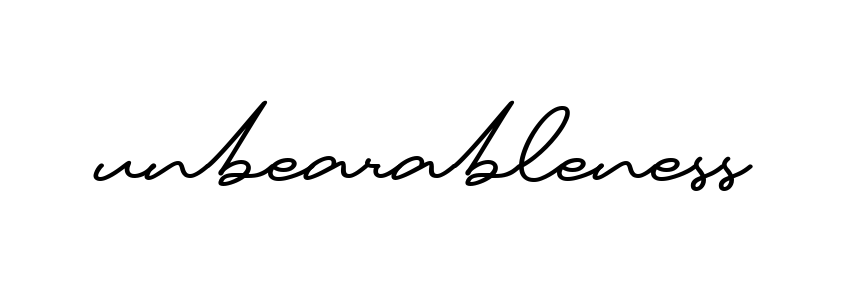 Unbearableness signature