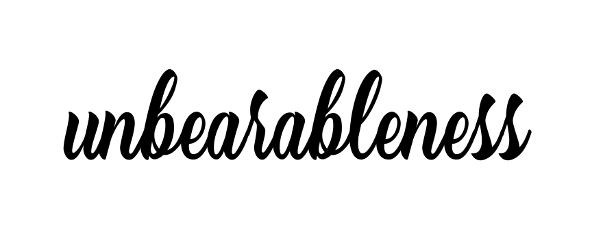 Unbearableness signature