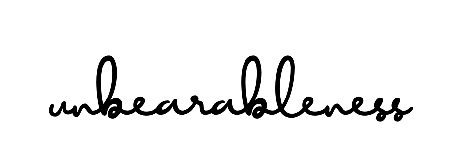 Unbearableness signature