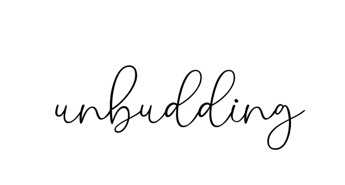 Handwritten Signature for Unbudding - Style 147 Online