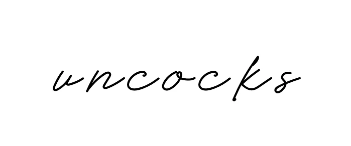 Handwritten Signature for Uncocks - Style 152 Online