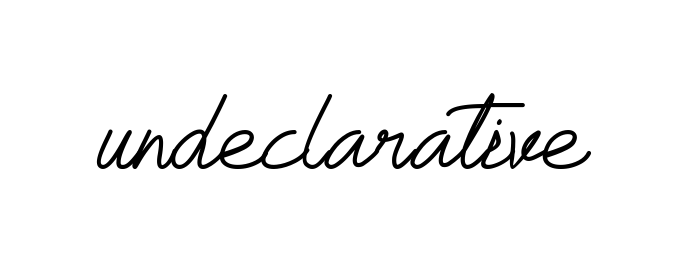 Undeclarative signature