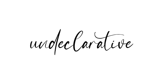 Undeclarative signature