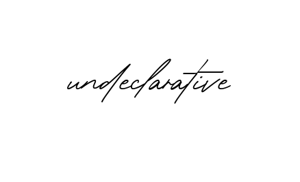 Undeclarative signature
