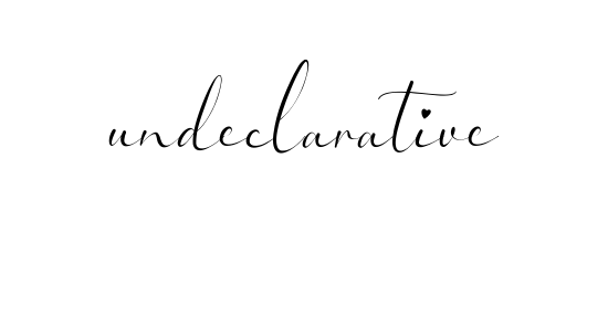 Undeclarative signature