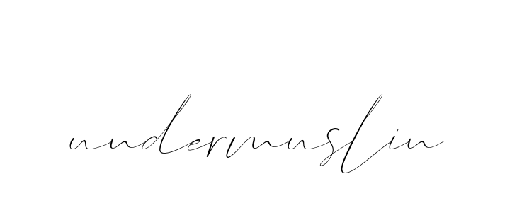 Undermuslin signature