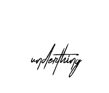 Handwritten Signature for Underthing - Style 133 Online