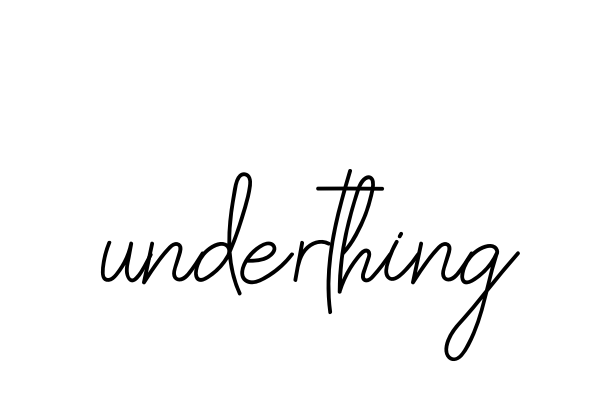 Handwritten Signature for Underthing - Style 145 Online