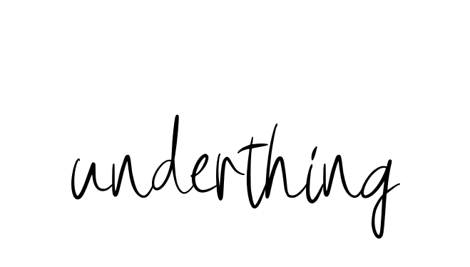 Handwritten Signature for Underthing - Style 146 Online