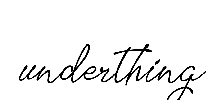 Handwritten Signature for Underthing - Style 151 Online