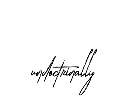 Handwritten Signature for Undoctrinally - Style 133 Online