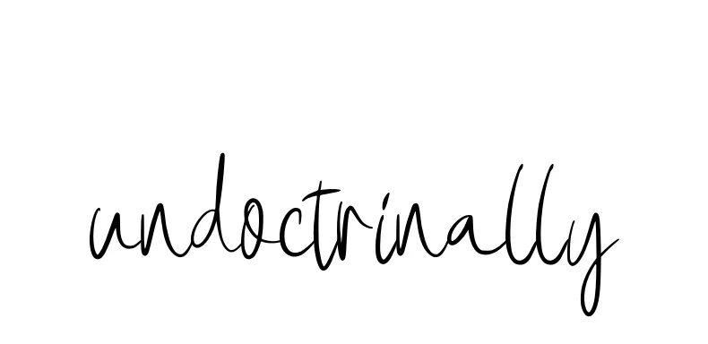 Handwritten Signature for Undoctrinally - Style 146 Online