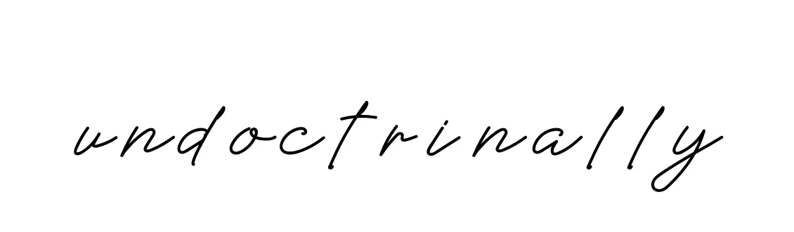 Handwritten Signature for Undoctrinally - Style 152 Online