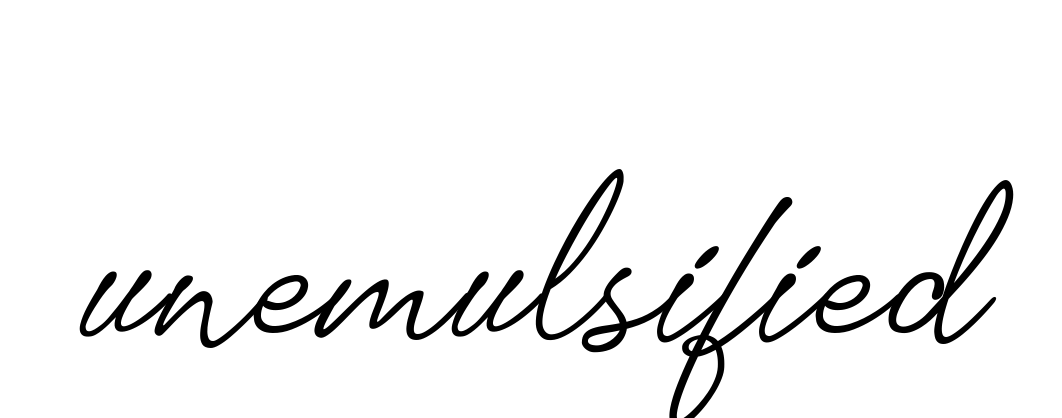 Handwritten Signature for Unemulsified - Style 151 Online