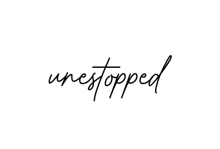 Unestopped signature