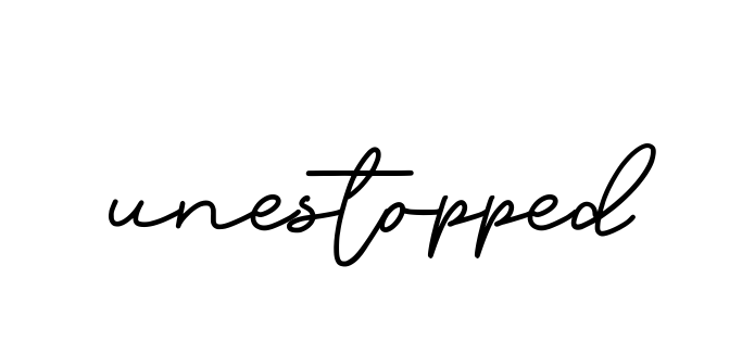 Unestopped signature