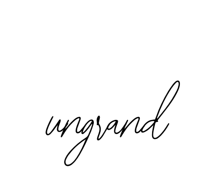 Ungrand signature