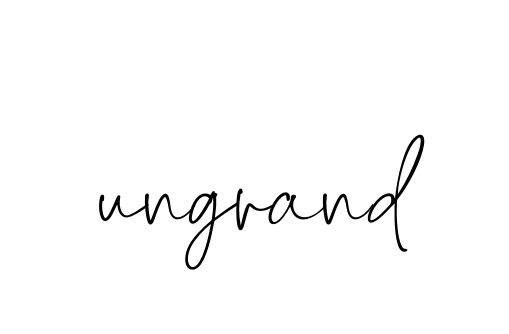 Ungrand signature