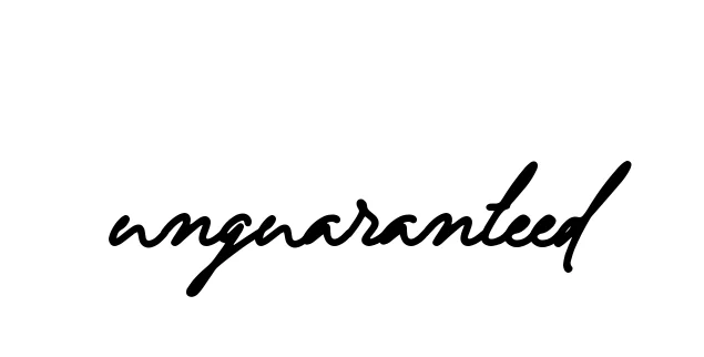 Handwritten Signature for Unguaranteed - Style 137 Online