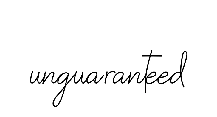 Handwritten Signature for Unguaranteed - Style 145 Online