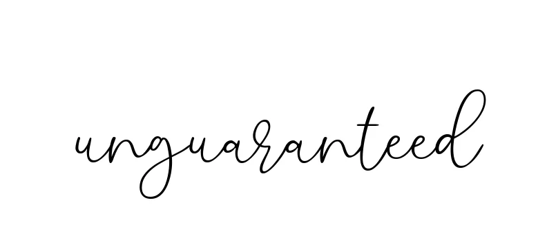 Handwritten Signature for Unguaranteed - Style 147 Online